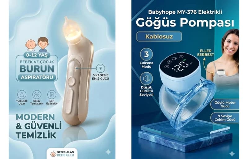 Babyhope - Burun Aspiratörü-göğüs Pompası!