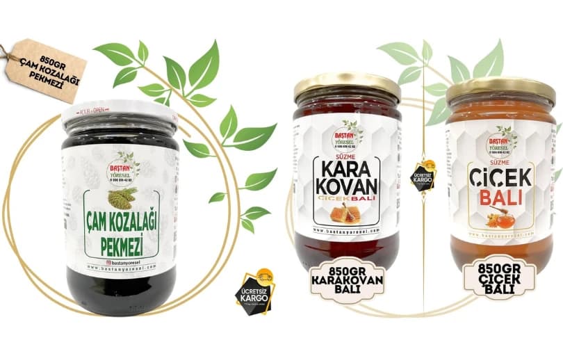 Baştan Yöresel 850gr Çam Balı - 299 Tl