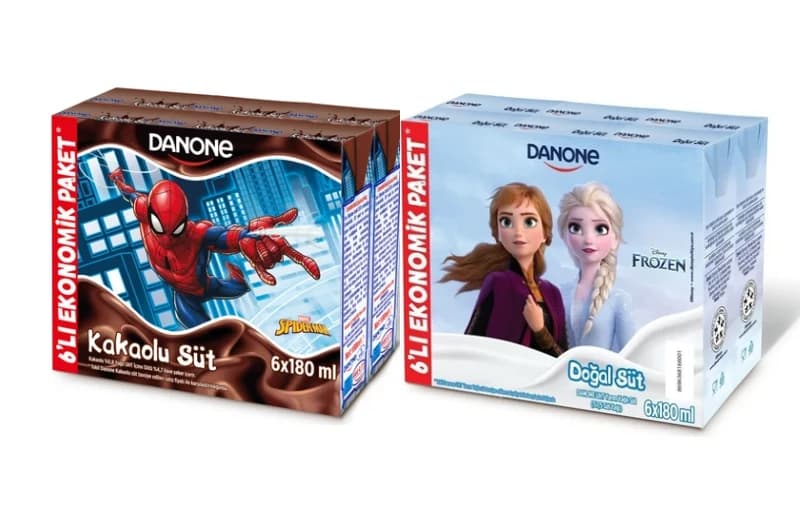 Danone Disney 6’lı Süt Çeşitleri 59 TL!