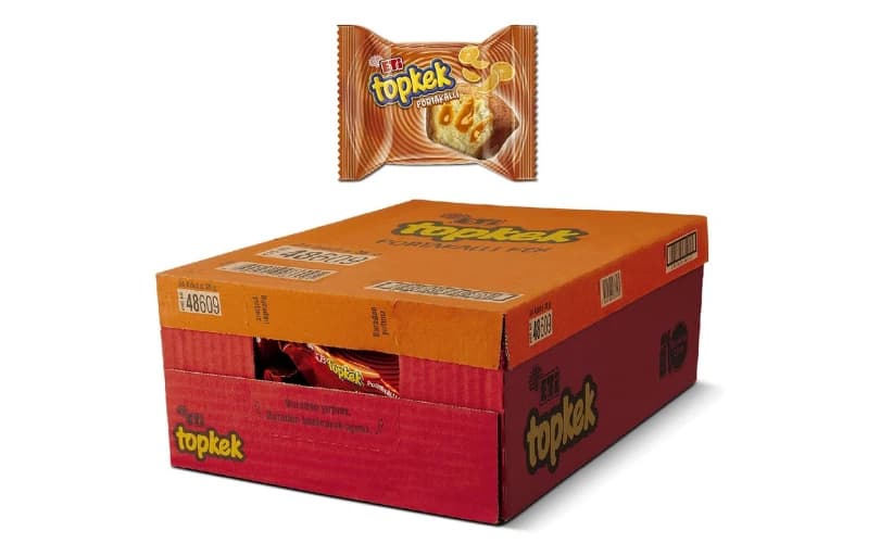 Eti Topkek Portakallı Kek 40 g x 24 Adet  212₺