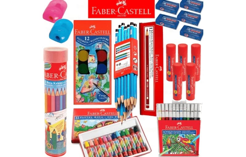 Faber-Castell Okul Kırtasiye Seti 786 TL!