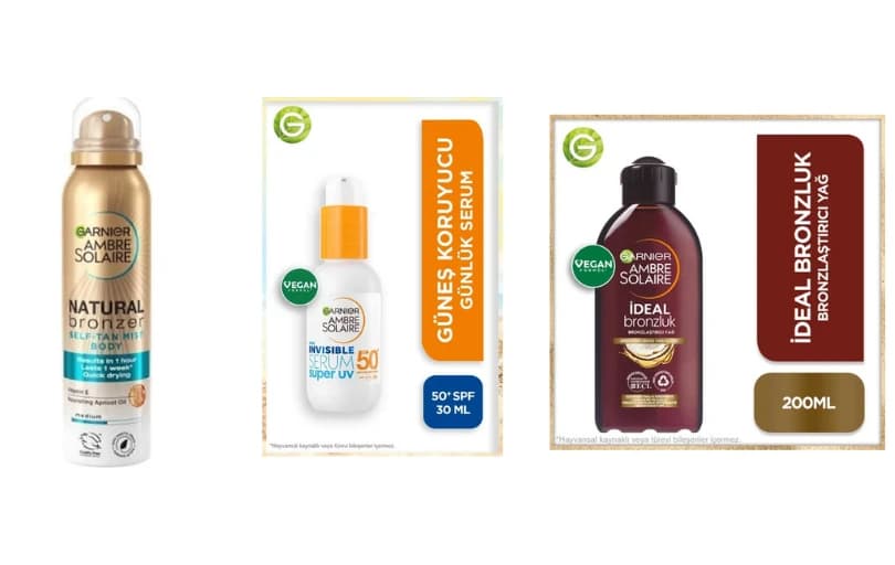 Garnier Ambre Solaire Ürünleri Tek Fiyat 99₺