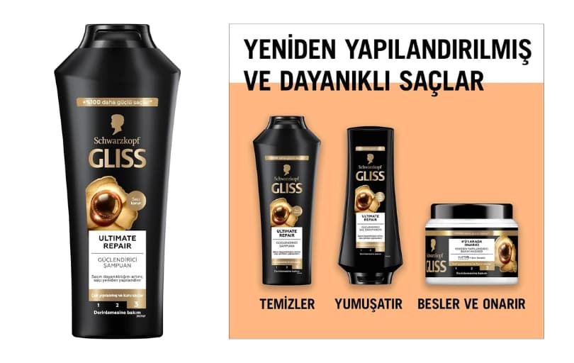 Gliss Ultimate Repair Şampuan 400Ml  67 ₺