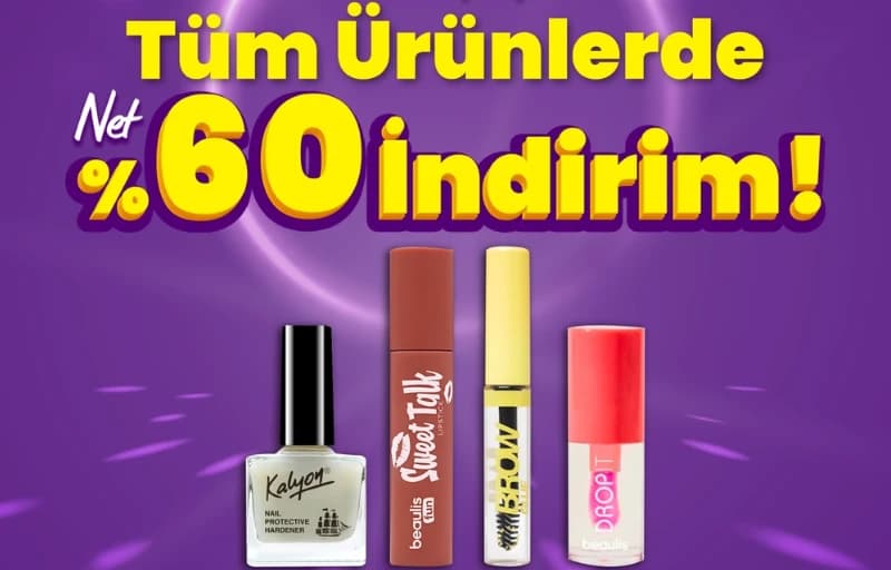 Gratis’te Tüm Ürünlerde Net %60 İndirim!