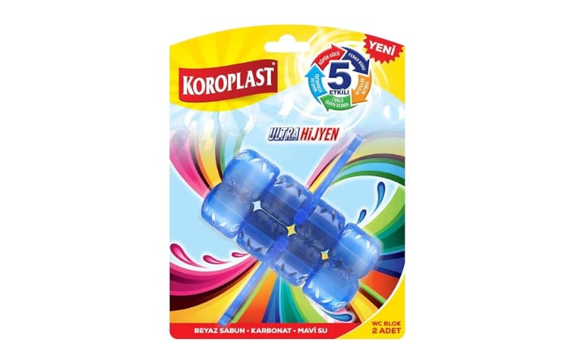Koroplast 5 Etkili Wc Blok 2'li Set 52tl