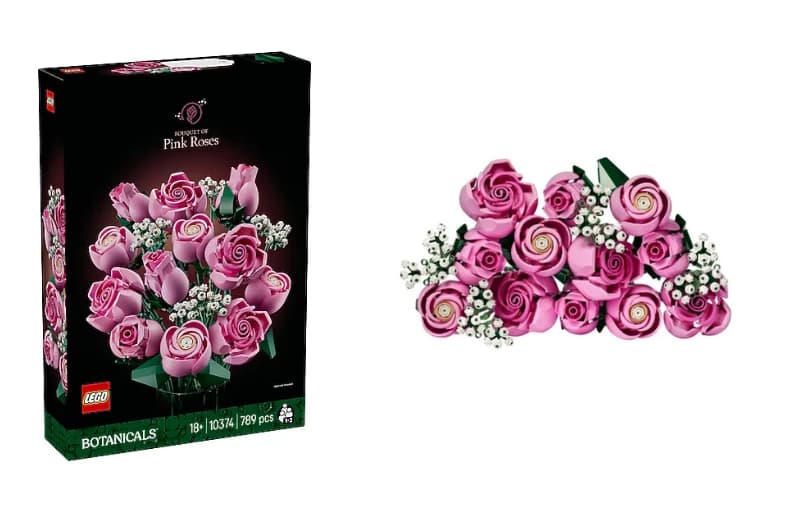 Lego ® Botanicals Pembe Gül Buketi 3.299 Tl