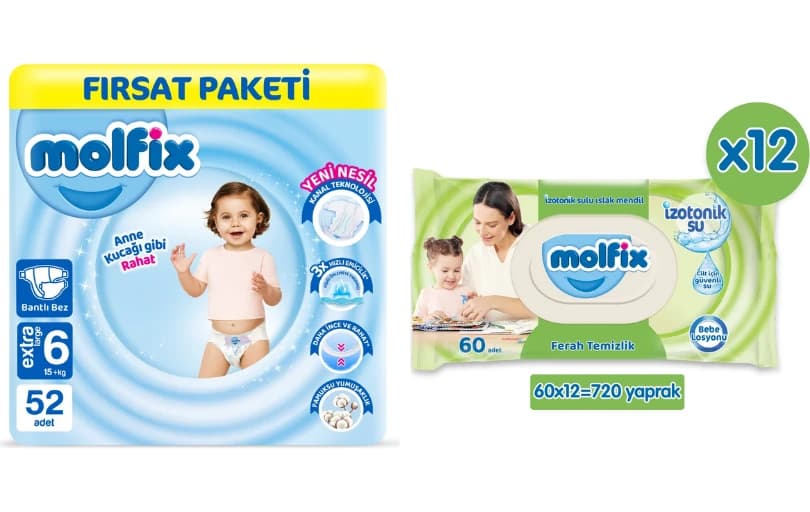 Molfix'te 2. Ürün %50 İndirimli!