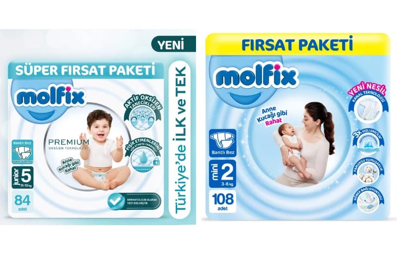 Molfix'te 2.Ürün %50 İndirimli!
