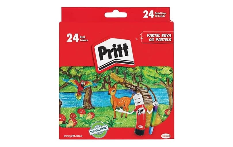 Pritt 24'lü Pastel Boya - Karton Kutu 75tl