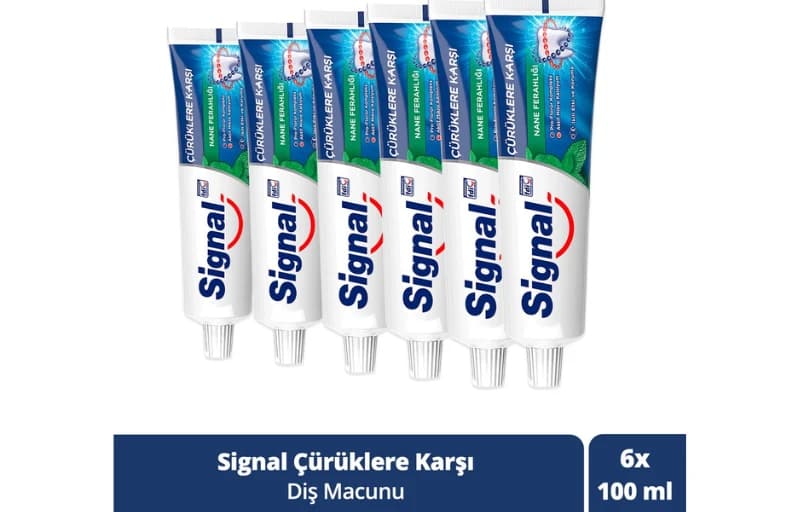 Signal 6'lı Diş Macunu 135 TL’ye Geliyor!
