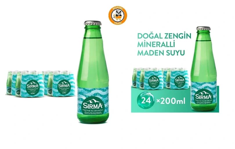 Sırma Doğal Maden Suyu 24 × 200 Ml 186,23 TL