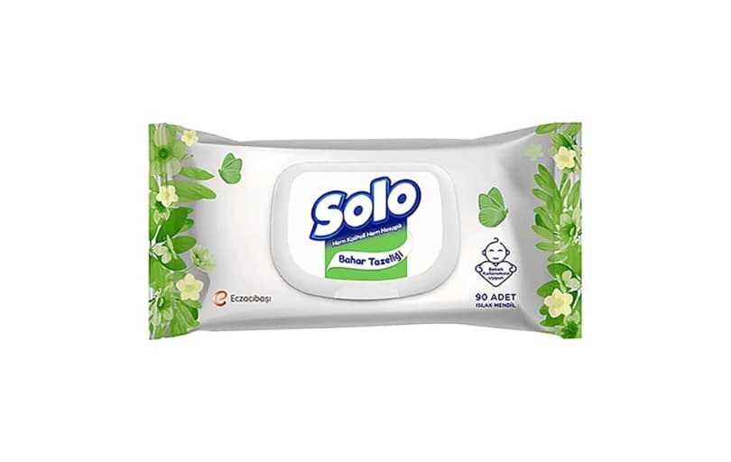 Solo Islak Havlu Kapaklı 90 Yaprak 35tl