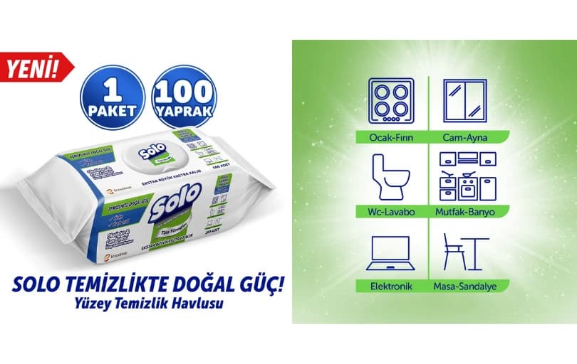 Solo Yüzey Temizleme Havluları 71,90TL