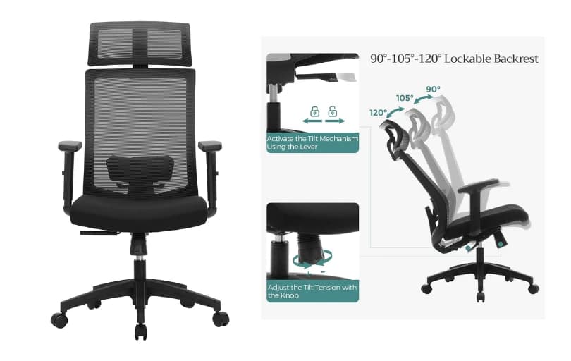 SONGMICS Ofis Koltuğu 3.723 ₺