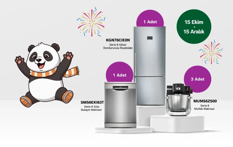 Bosch Çekilişle 5 Ev Aleti Veriyor