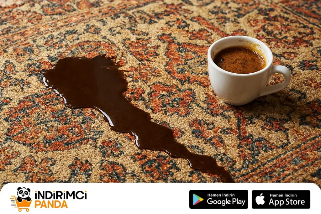 Halıdan Kahve ve Çay Lekesi Nasıl Çıkar? 5 Hayat Kurtaran Yöntem