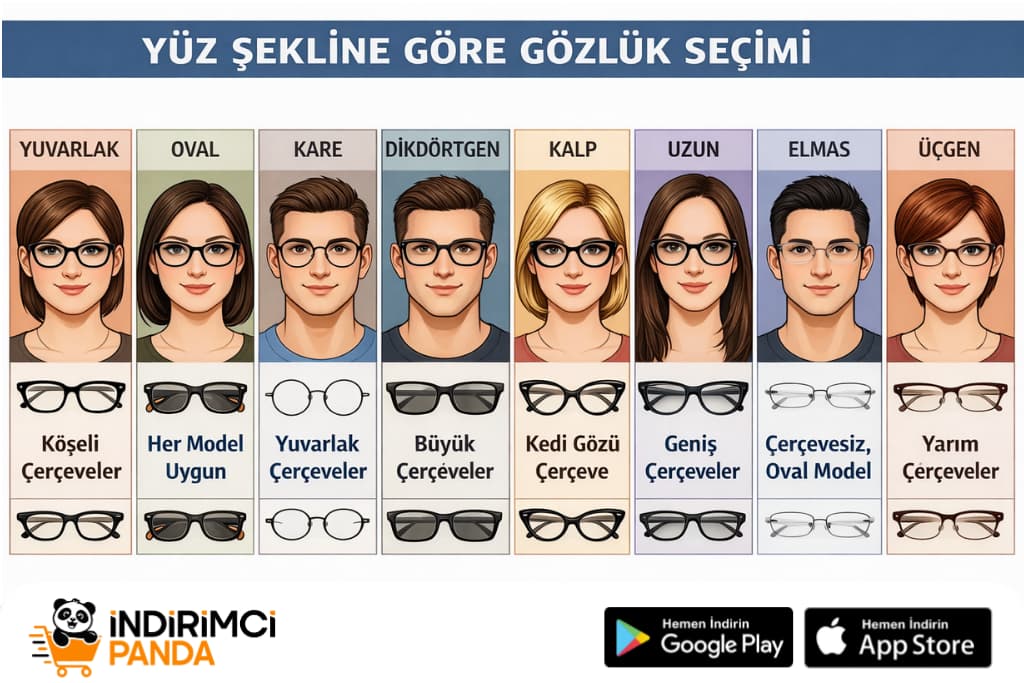 Yüz Şekline Göre Gözlük Seçimi Nasıl Yapılır | 7 İpucu