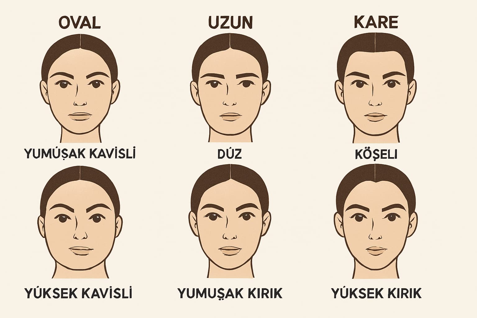 Yüz Şekline Göre Kaş Nasıl Seçilir? Genç Gösteren Modeller