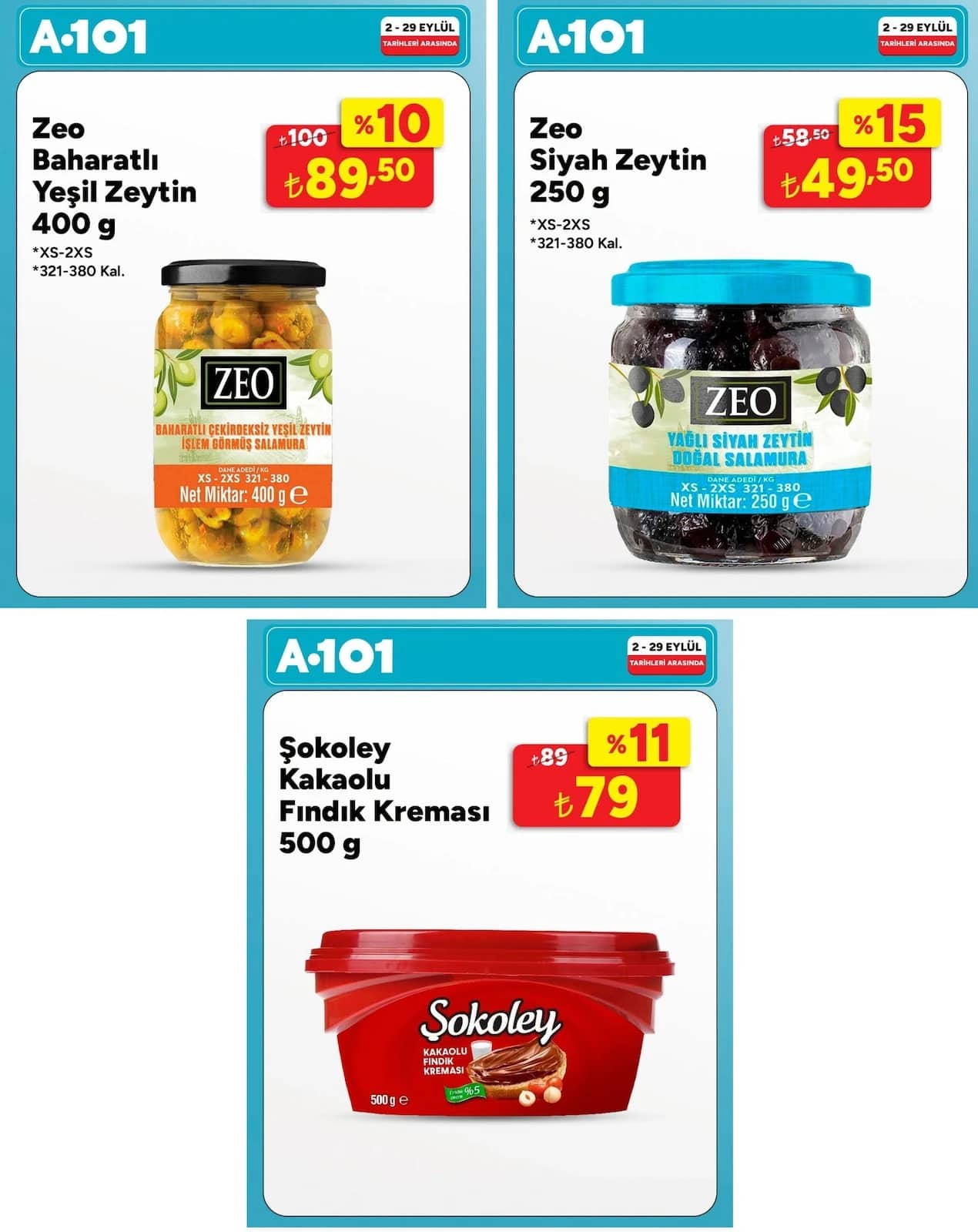 A-101 - Instagram Post'u 02 - 29 Eylül 2026 - Sayfa 1