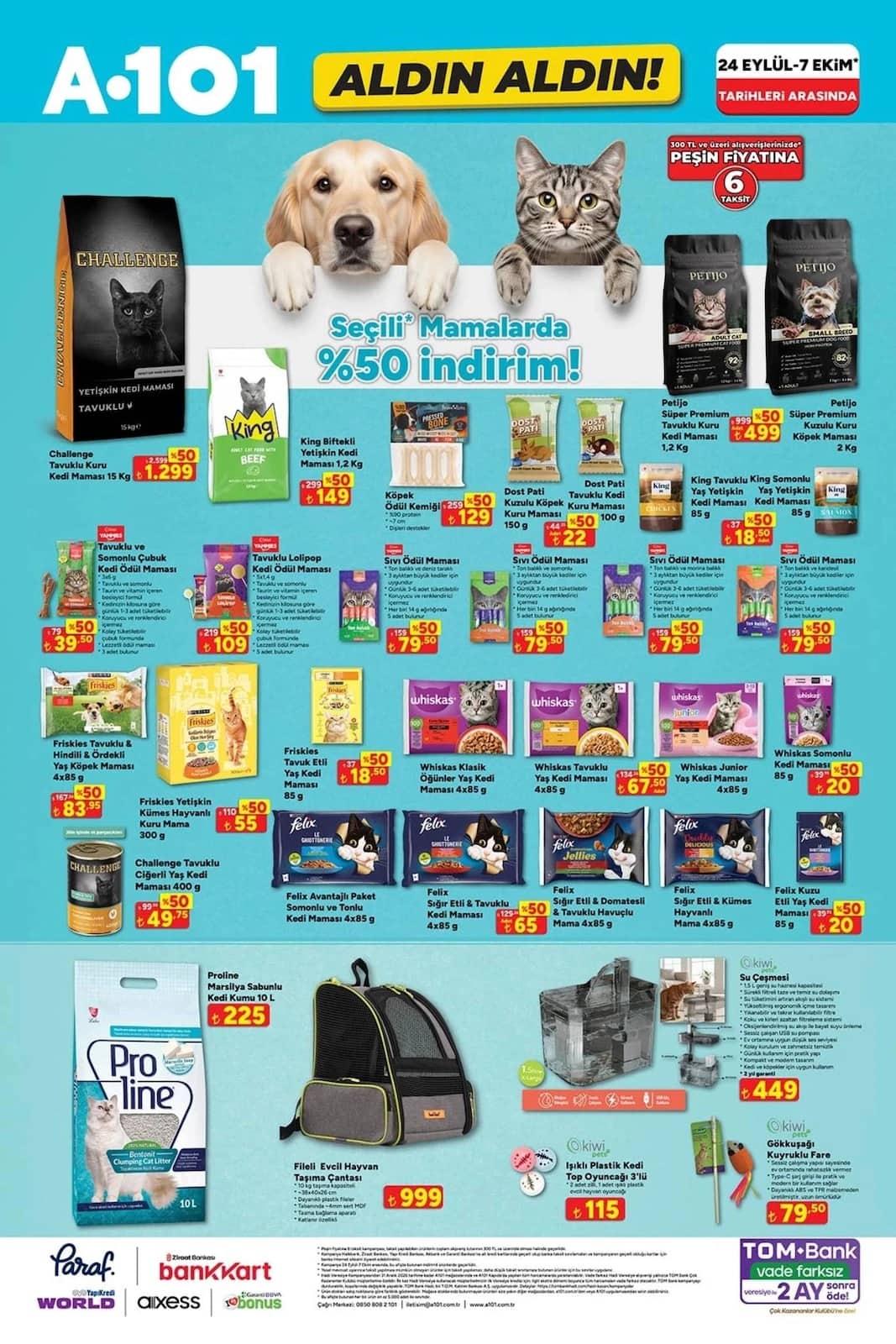 A-101 - Aldın Aldın İndirim Broşürü 24 Eylül - 07 Ekim 2026 - Sayfa 1