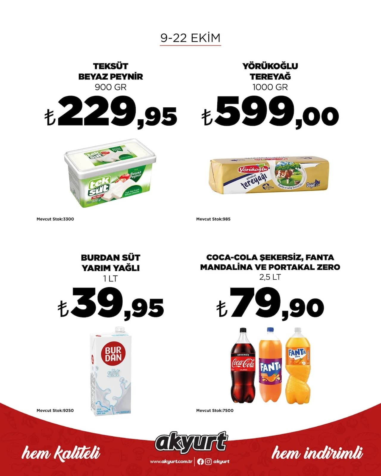 Akyurt Market - İndirim Broşürü 09 - 22 Ekim 2026 - Sayfa 1