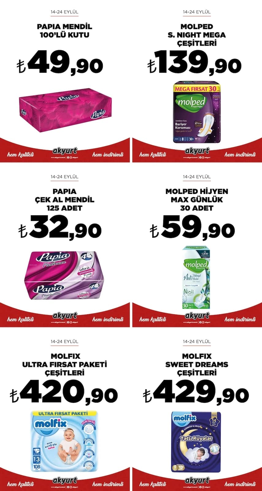 Akyurt Market - İndirim Broşürü 14 - 24 Eylül 2026 - Sayfa 1
