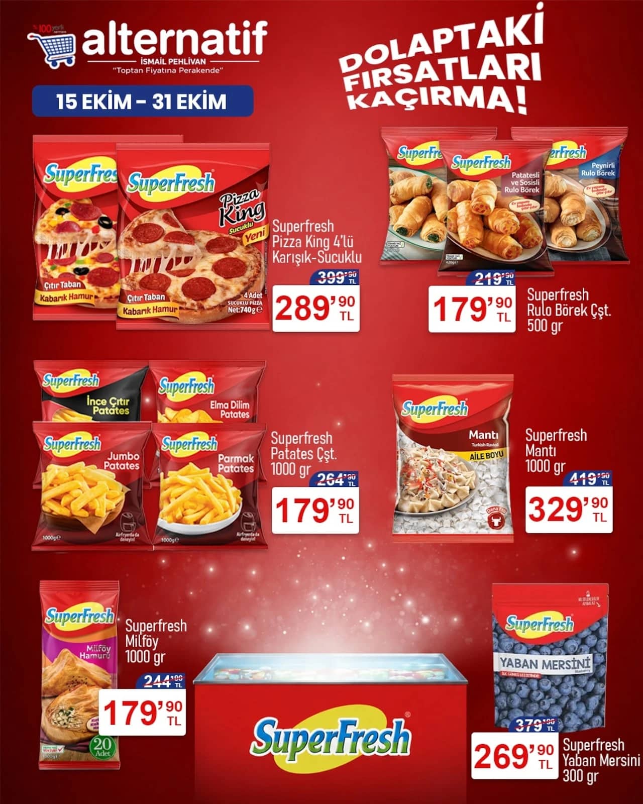 Alternatif Gross Market - İndirim Broşürü 15 - 31 Ekim 2026