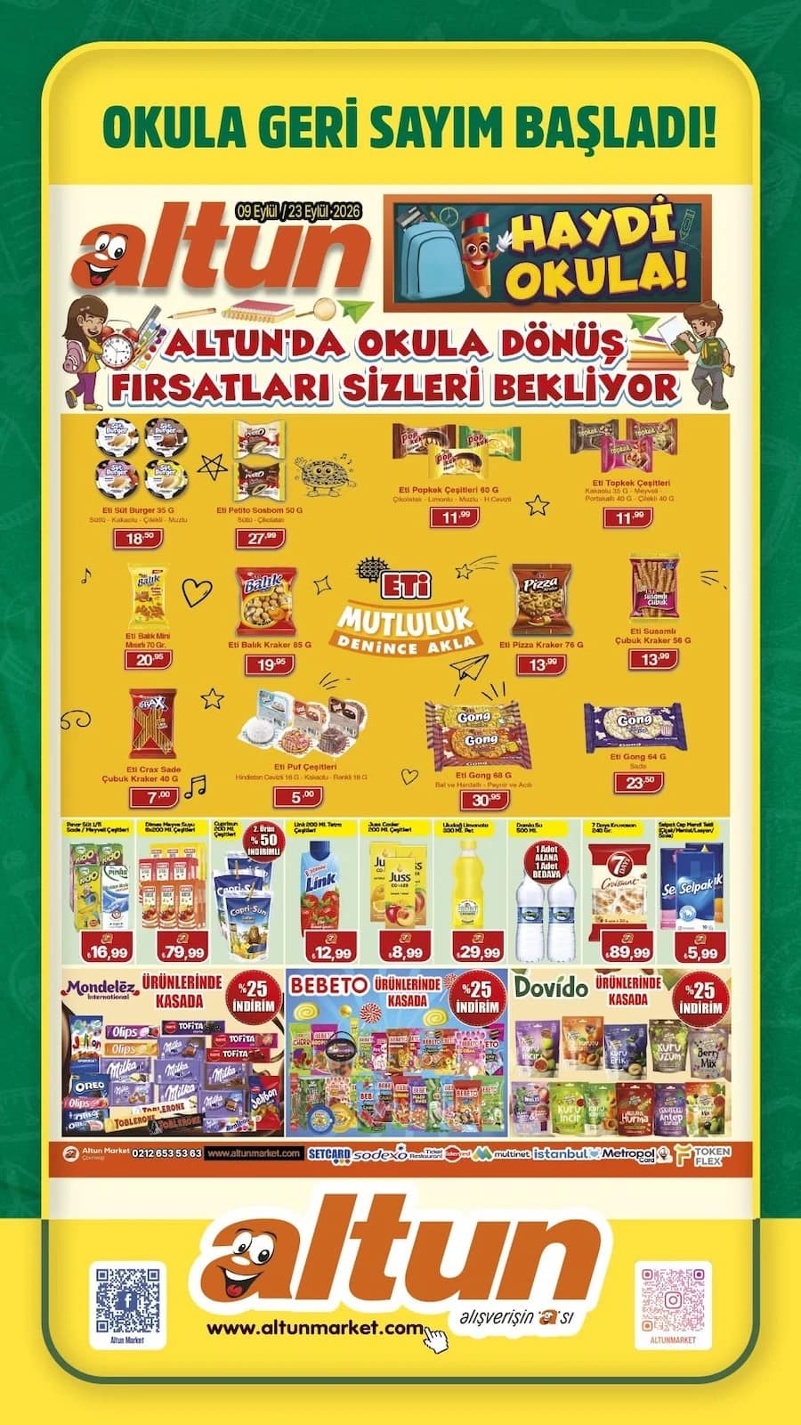 Altun Market - İndirim Broşürü 09 - 23 Eylül 2026 - Sayfa 1