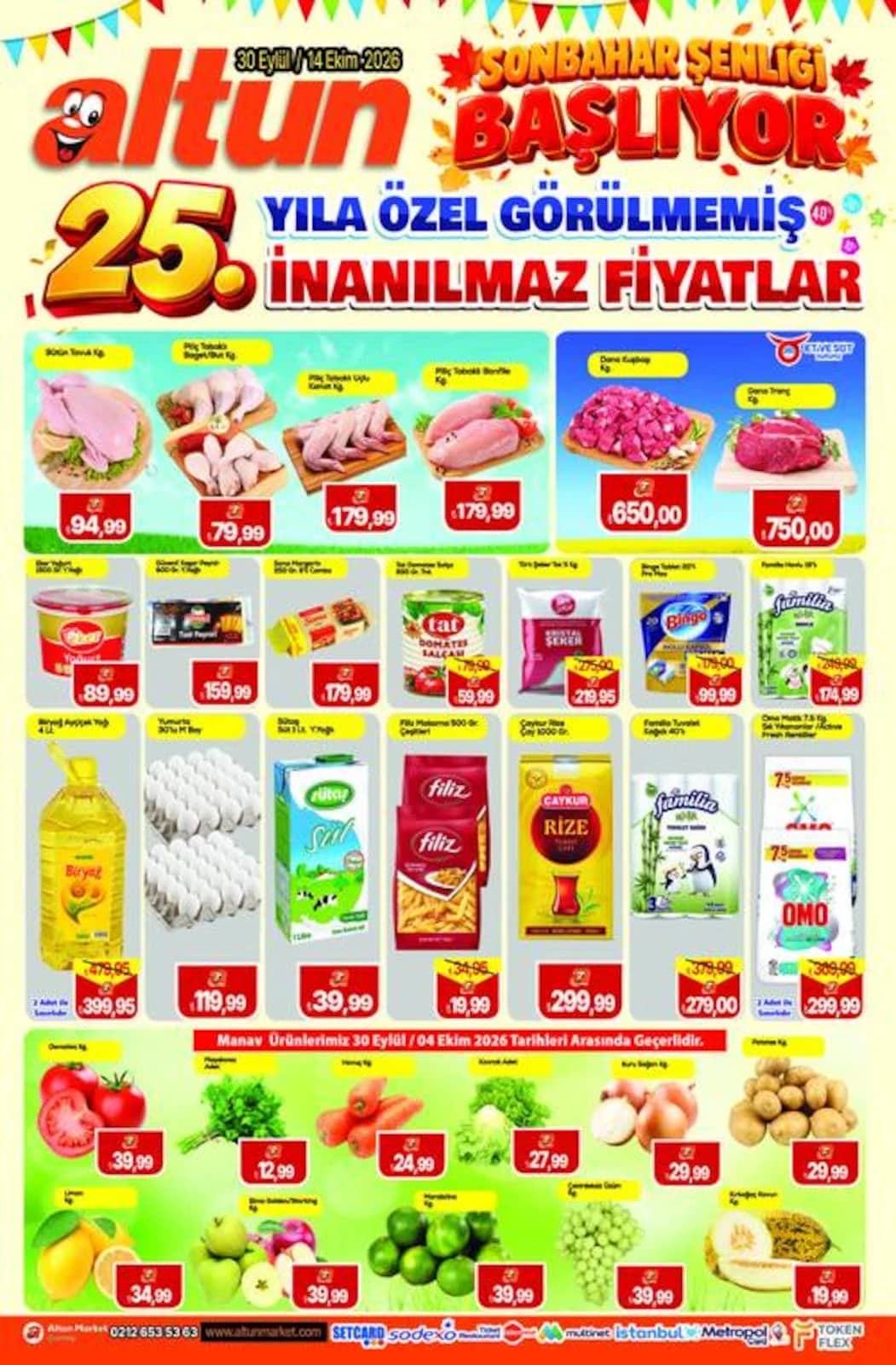 Altun Market - İndirim Broşürü 30 Eylül - 14 Ekim 2026 - Sayfa 1