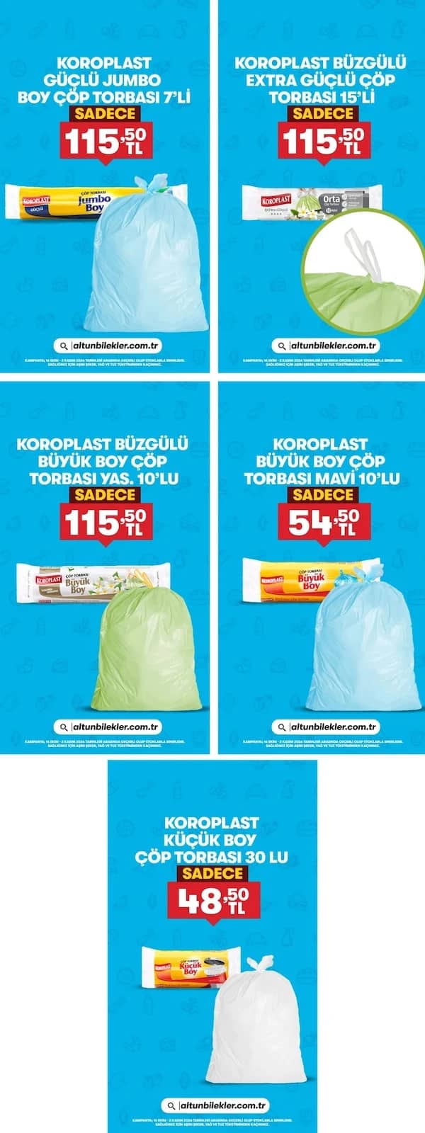 Altunbilekler - İndirim Broşürü 16 Ekim - 02 Kasım 2026 - Sayfa 1