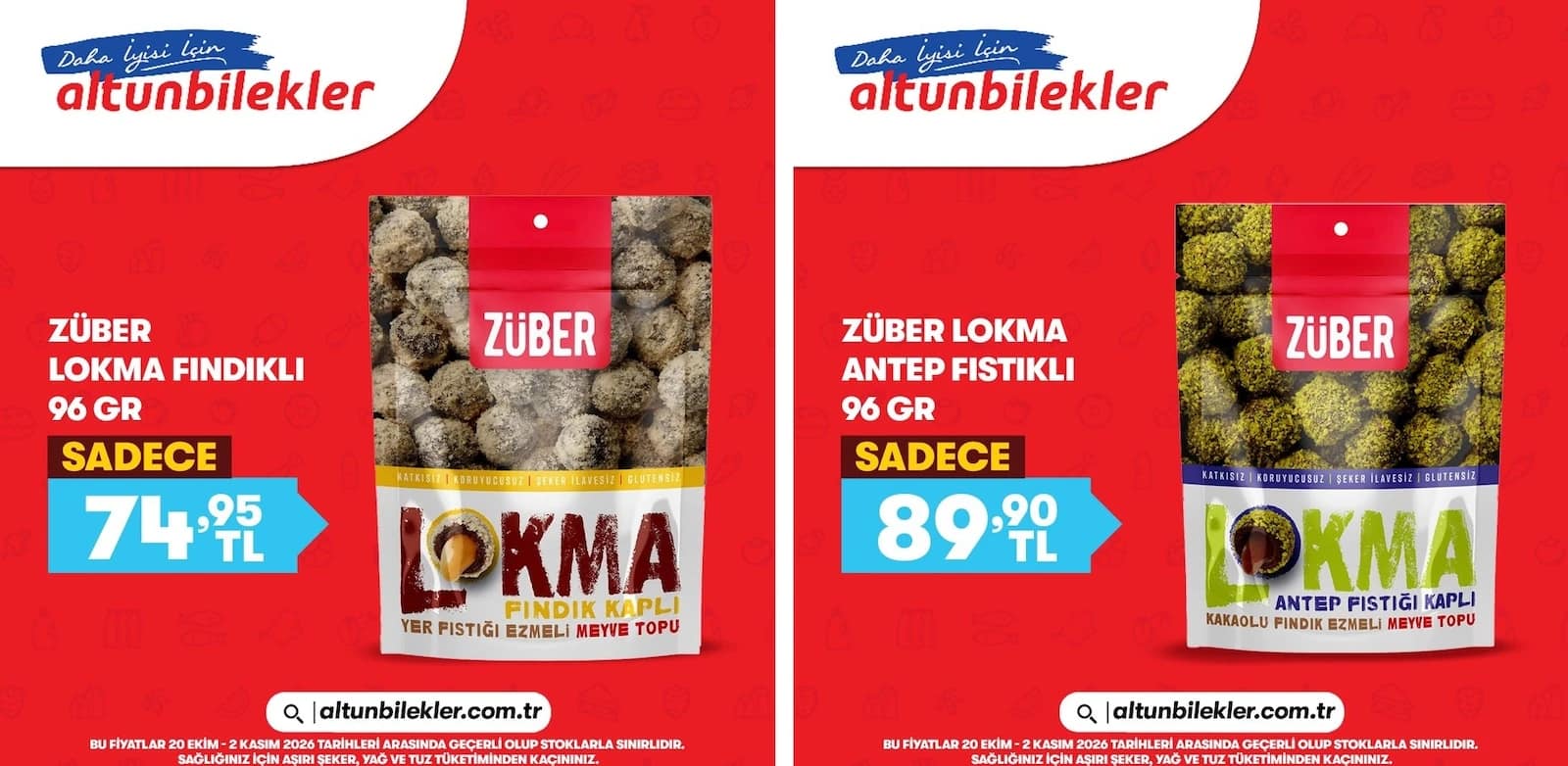 Altunbilekler - İndirim Broşürü 20 Ekim - 02 Kasım 2026 - Sayfa 1