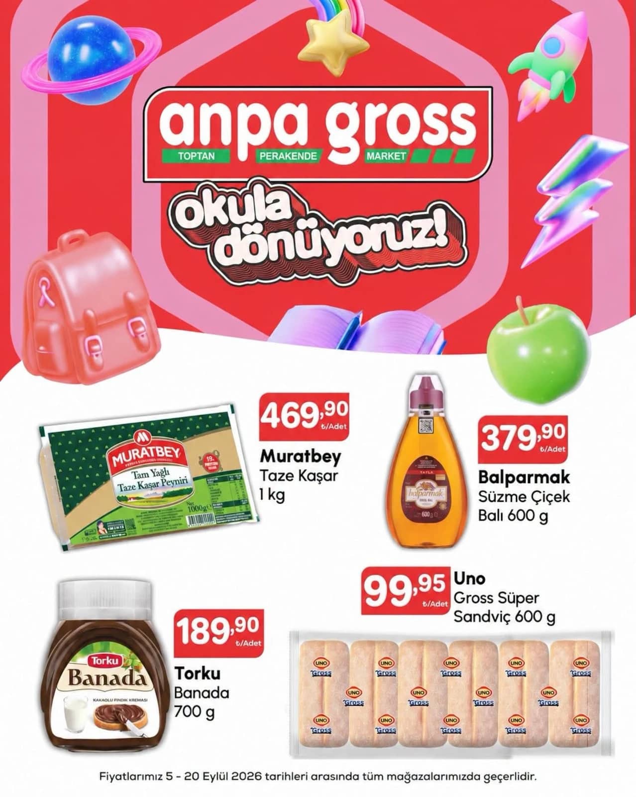 Anpa Gross - İndirimli Ürünler 05 - 20 Eylül 2026 - Sayfa 1