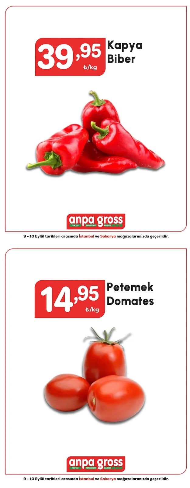 Anpa Gross - İndirim Broşürü 09 - 10 Eylül 2026 - Sayfa 1