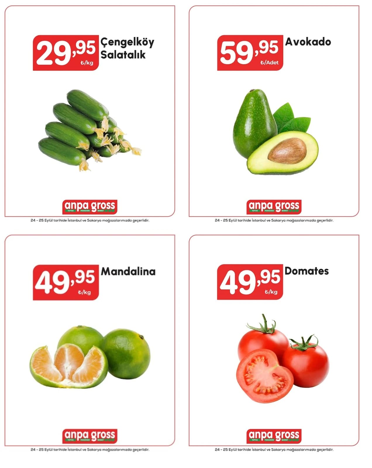 Anpa Gross - İndirim Broşürü 24 - 25 Eylül 2026 - Sayfa 1