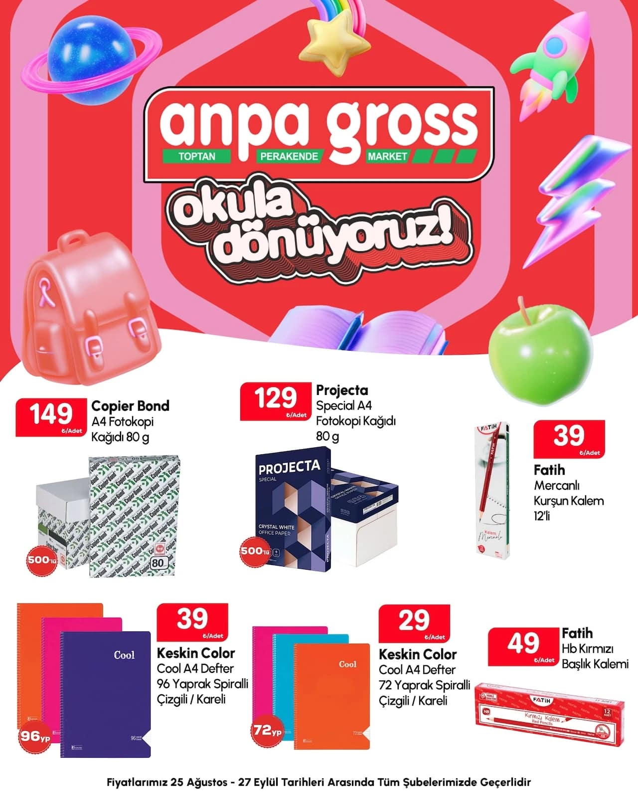 Anpa Gross - Okul Alışverişi 25 Ağustos - 27 Eylül 2026 - Sayfa 1