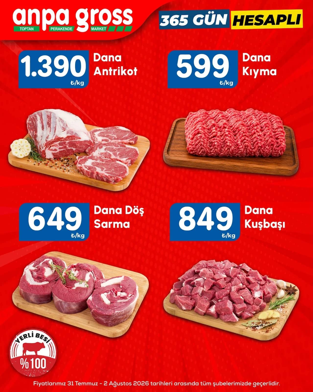 Anpa Gross - İndirim Broşürü 31 Temmuz - 02 Ağustos 2026 - Sayfa 1