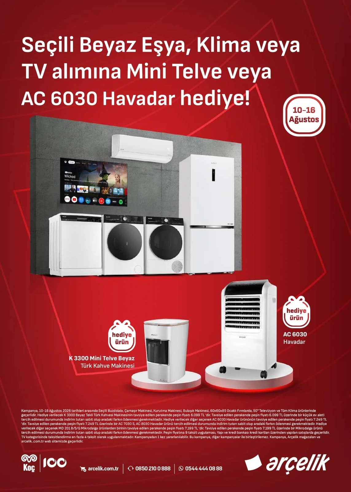 Arçelik - İklimlendirme Broşürü 10 - 16 Ağustos 2026 - Sayfa 1
