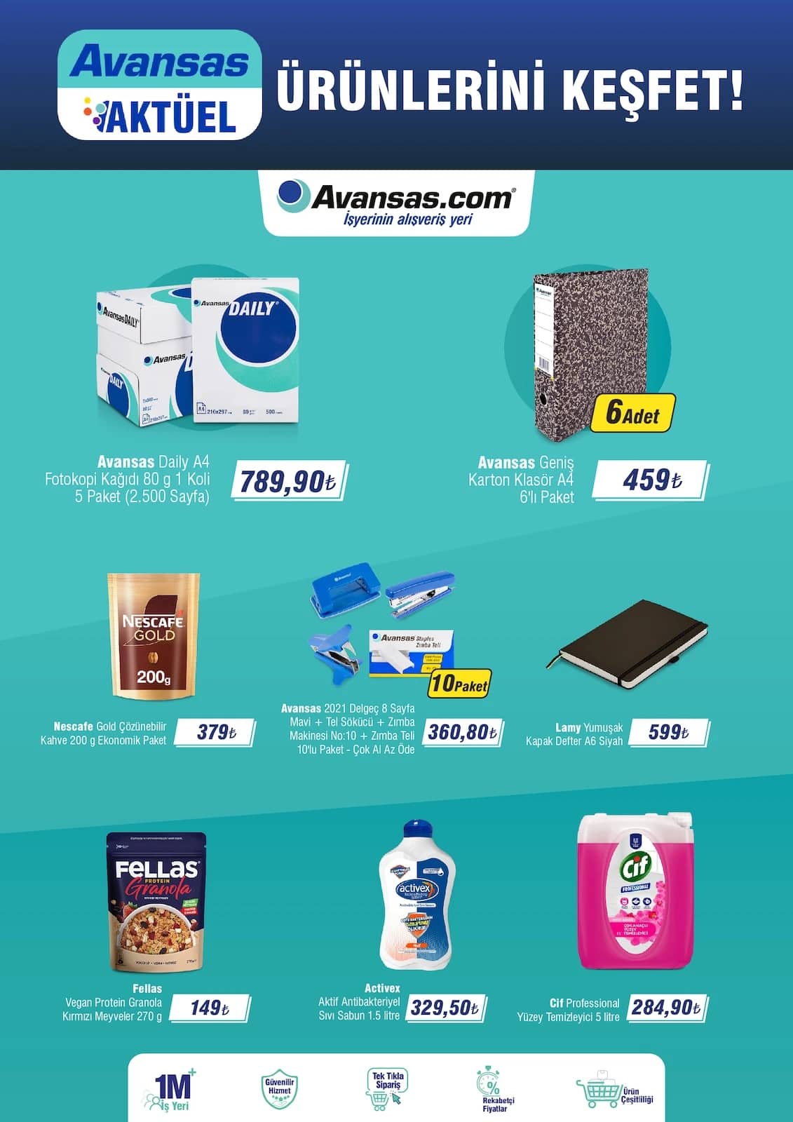 Avansas - İndirim Broşürü 14 - 20 Eylül 2026 - Sayfa 1