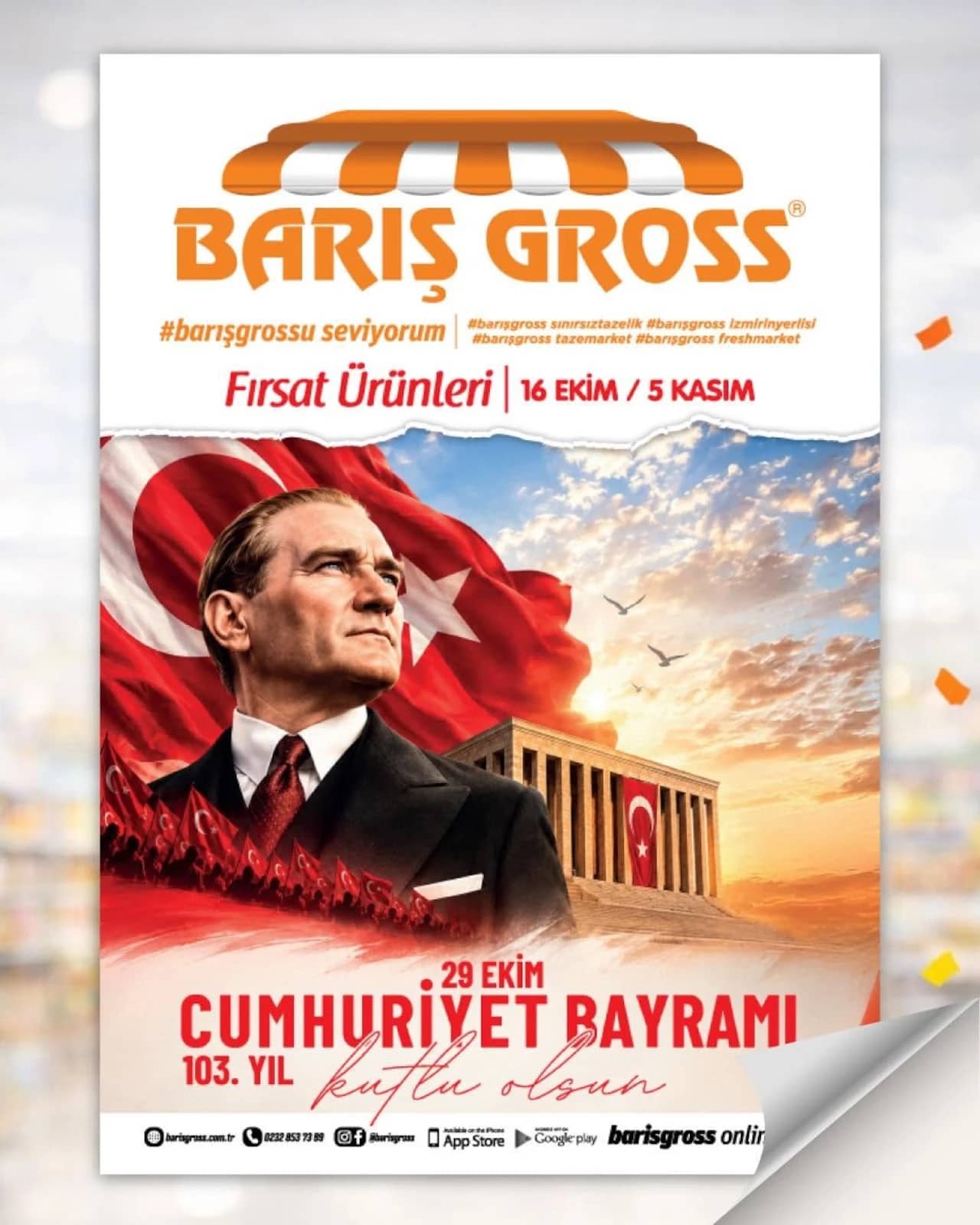Barış Gross - İndirim Broşürü 16 Ekim - 05 Kasım 2026 - Sayfa 1