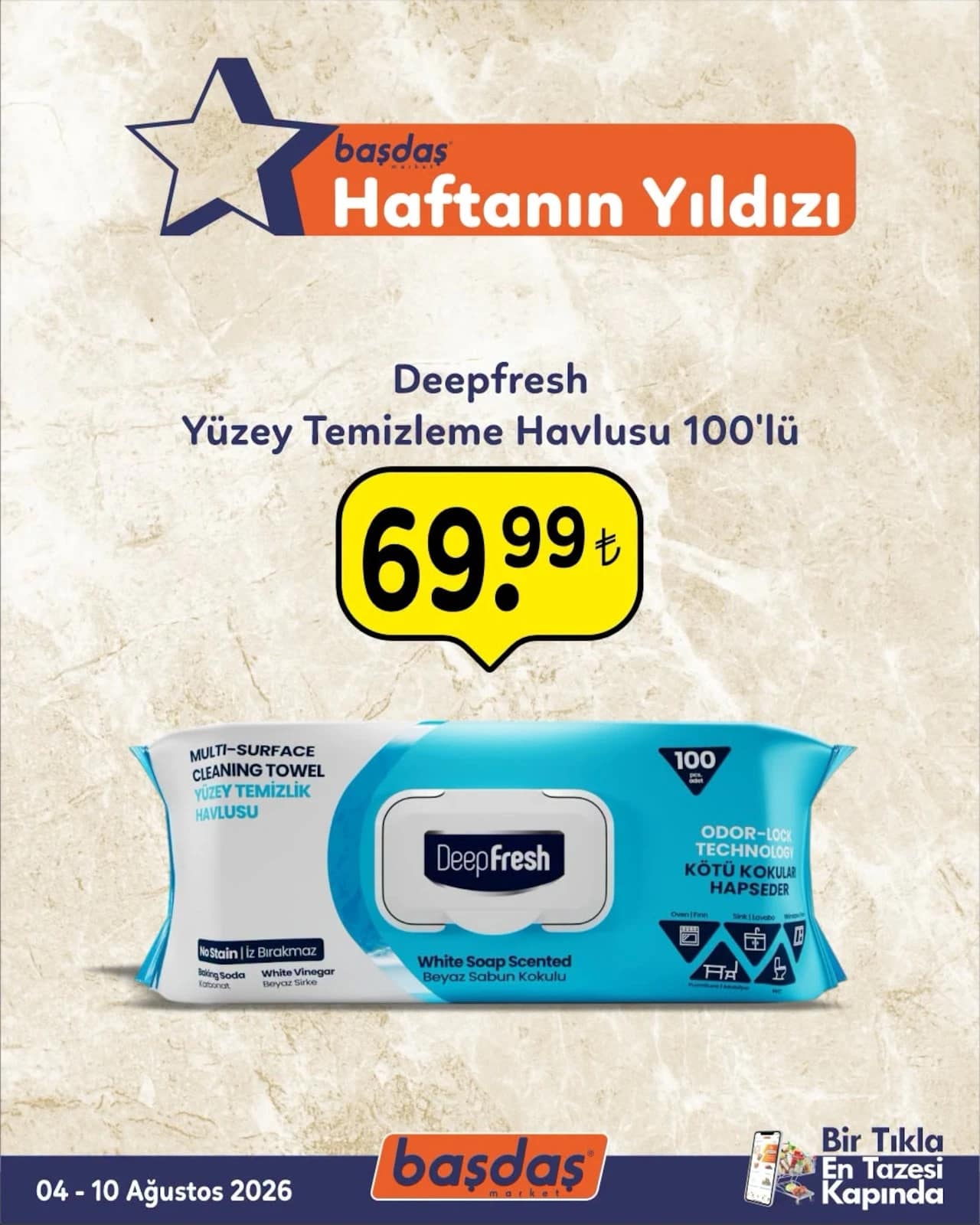 Başdaş Market - Haftanın Yıldızı 04 - 10 Ağustos 2026 - Sayfa 1