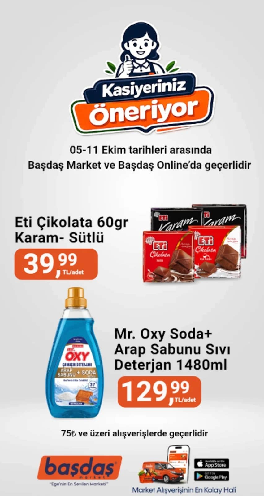 Başdaş Market - İndirim Broşürü 05 - 11 Ekim 2026
