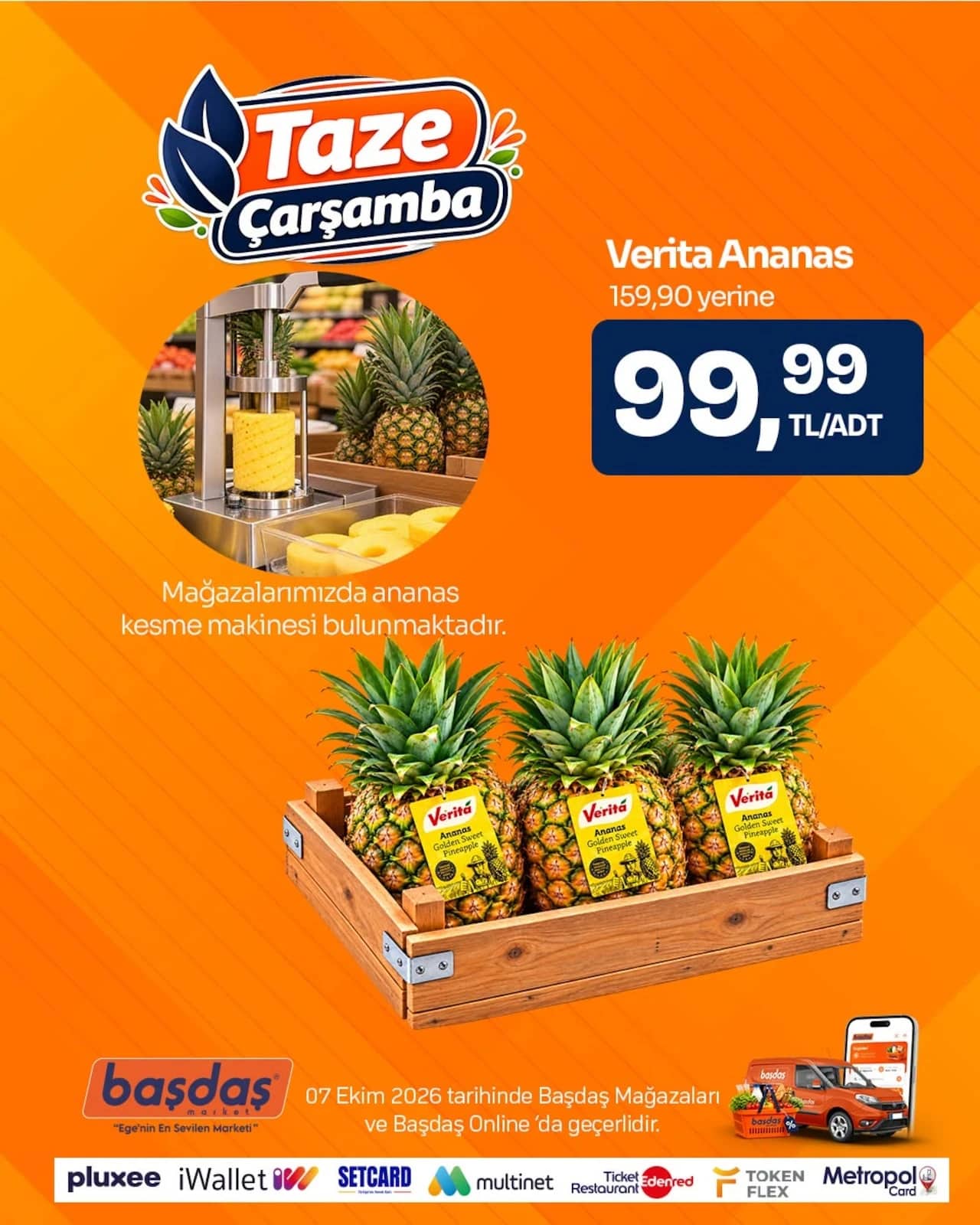 Başdaş Market - Manav İndirim Broşürü 07 - 07 Ekim 2026 - Sayfa 1
