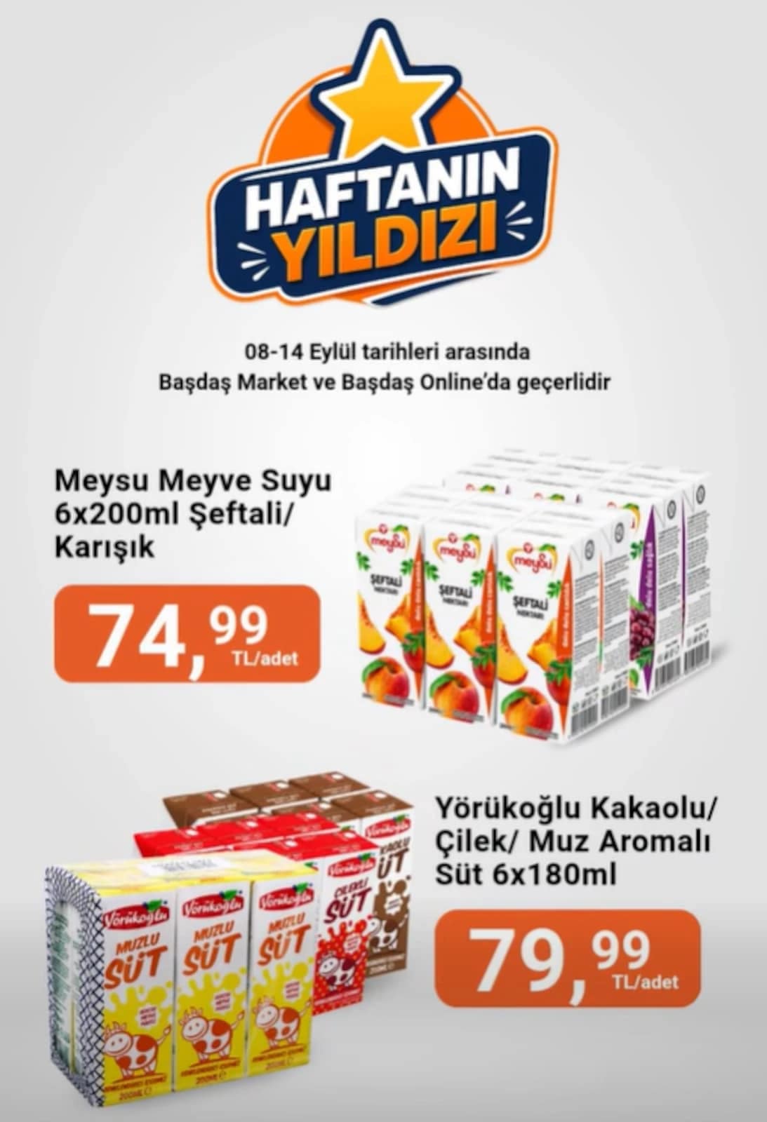 Başdaş Market - Haftanın Yıldızı 08 - 14 Eylül 2026 - Sayfa 1