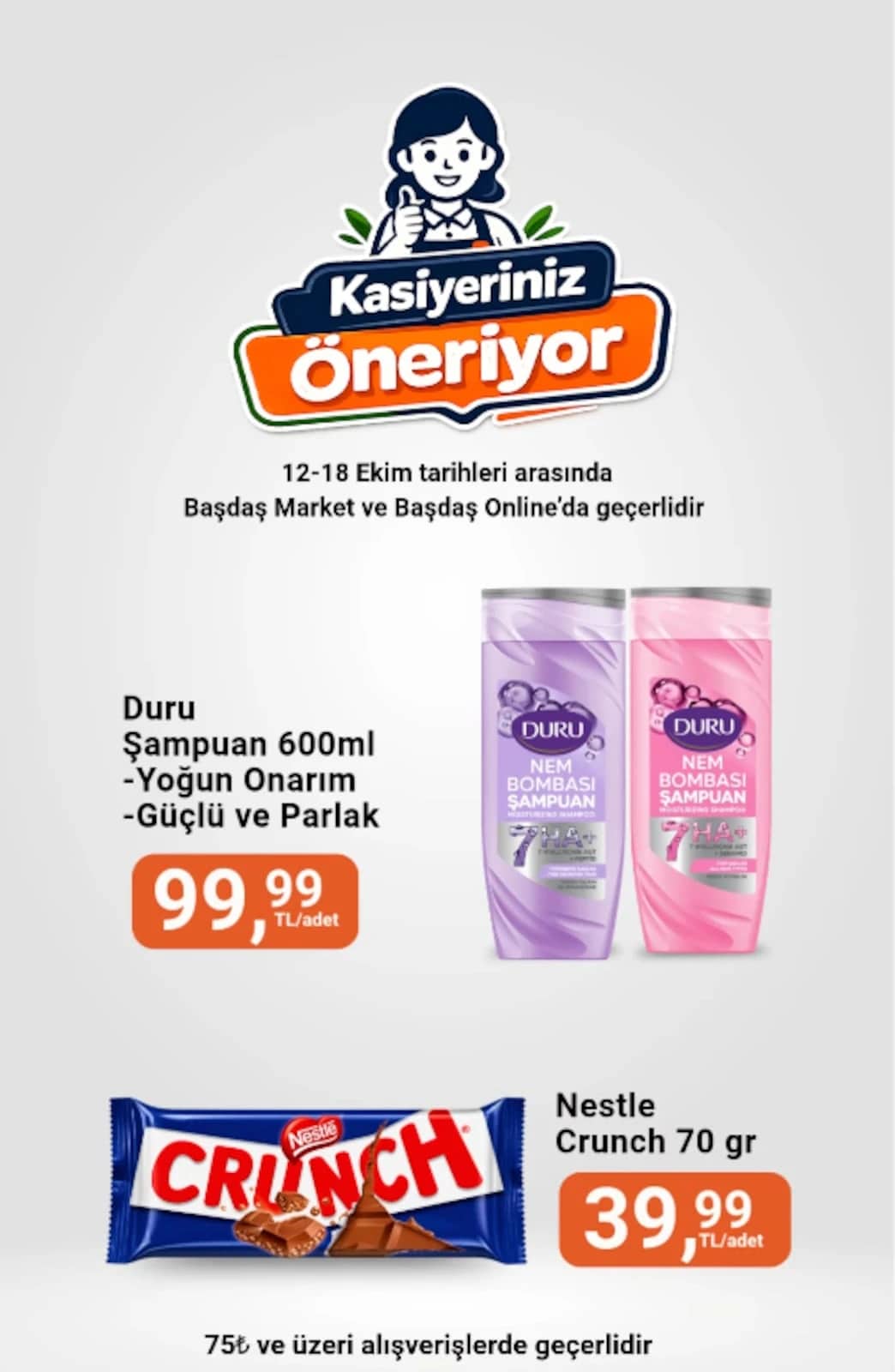 Başdaş Market - İndirim Broşürü 12 - 18 Ekim 2026 - Sayfa 1
