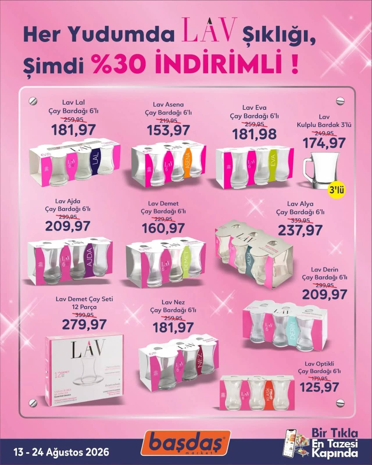 Başdaş Market - İndirimli Ürünler 13 - 24 Ağustos 2026 - Sayfa 1
