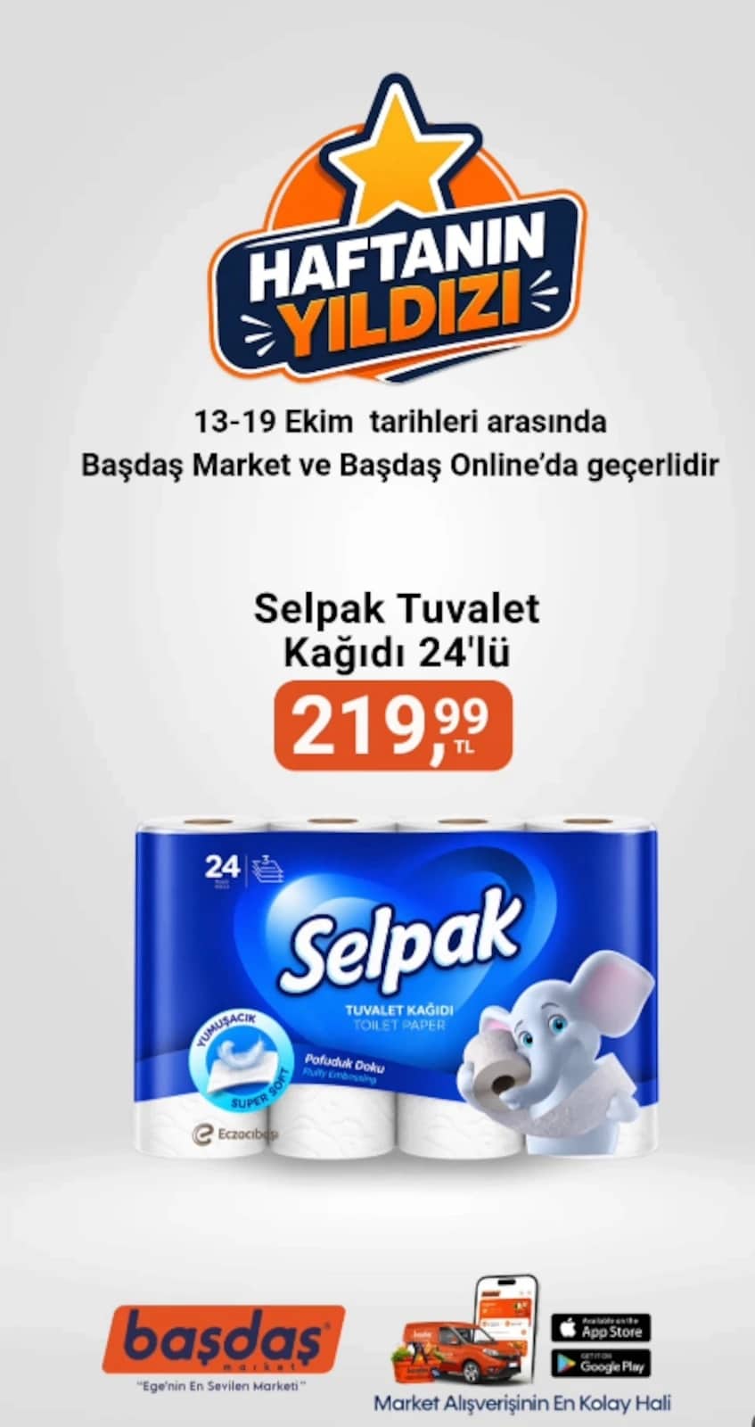 Başdaş Market - Haftanın Yıldızı 13 - 19 Ekim 2026