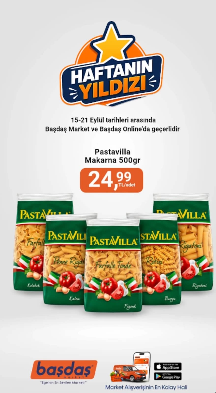 Başdaş Market - Haftanın Yıldızı 15 - 21 Eylül 2026 - Sayfa 1