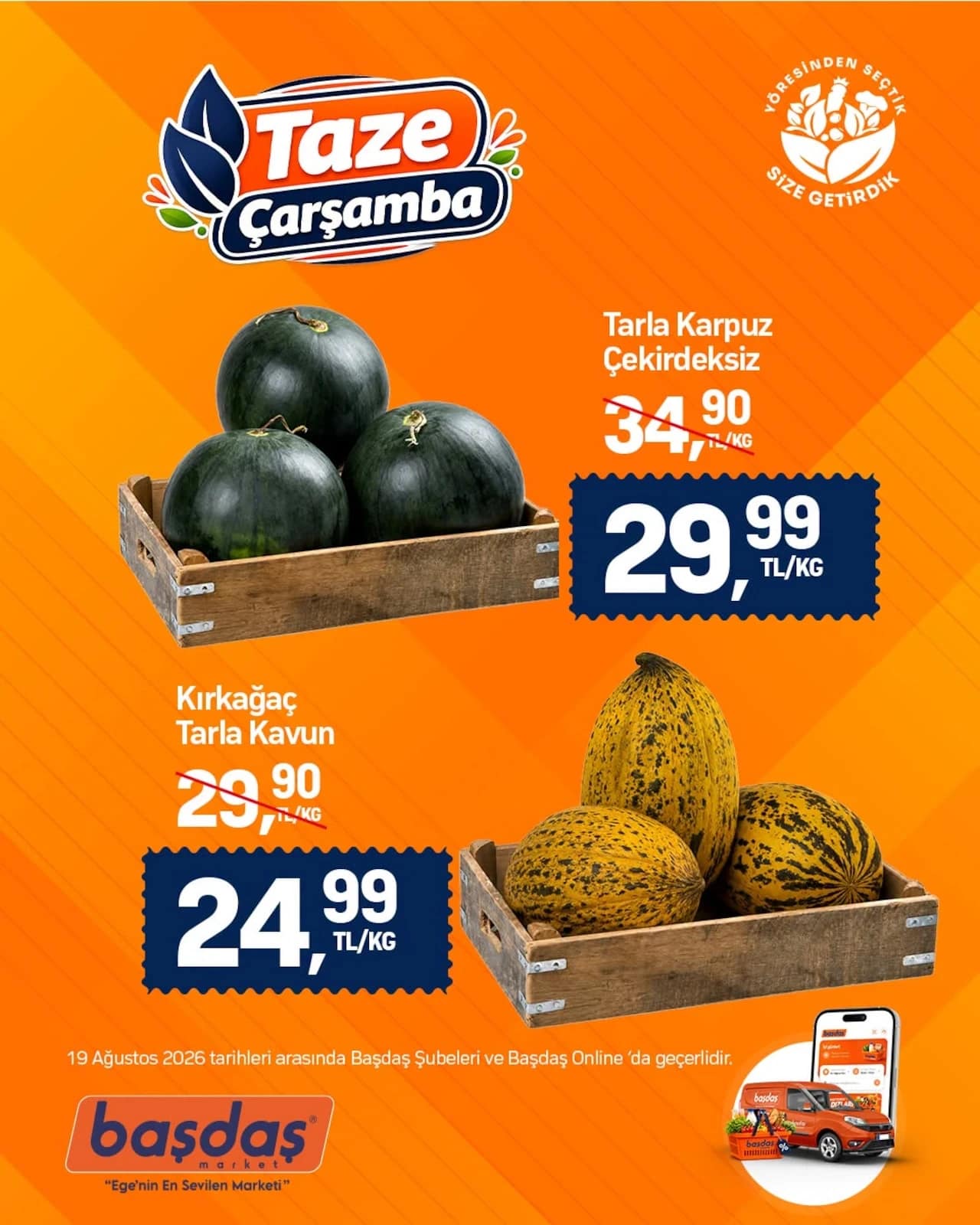 Başdaş Market - Halk Günü İndirimleri 19 - 19 Ağustos 2026 - Sayfa 1