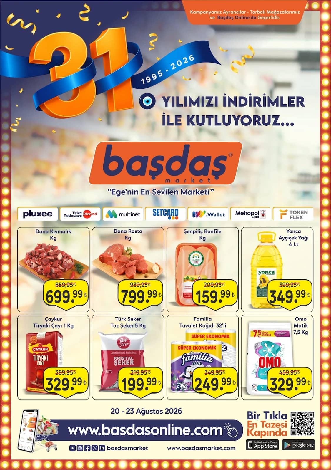 Başdaş Market - İndirim Broşürü 20 - 23 Ağustos 2026 - Sayfa 1