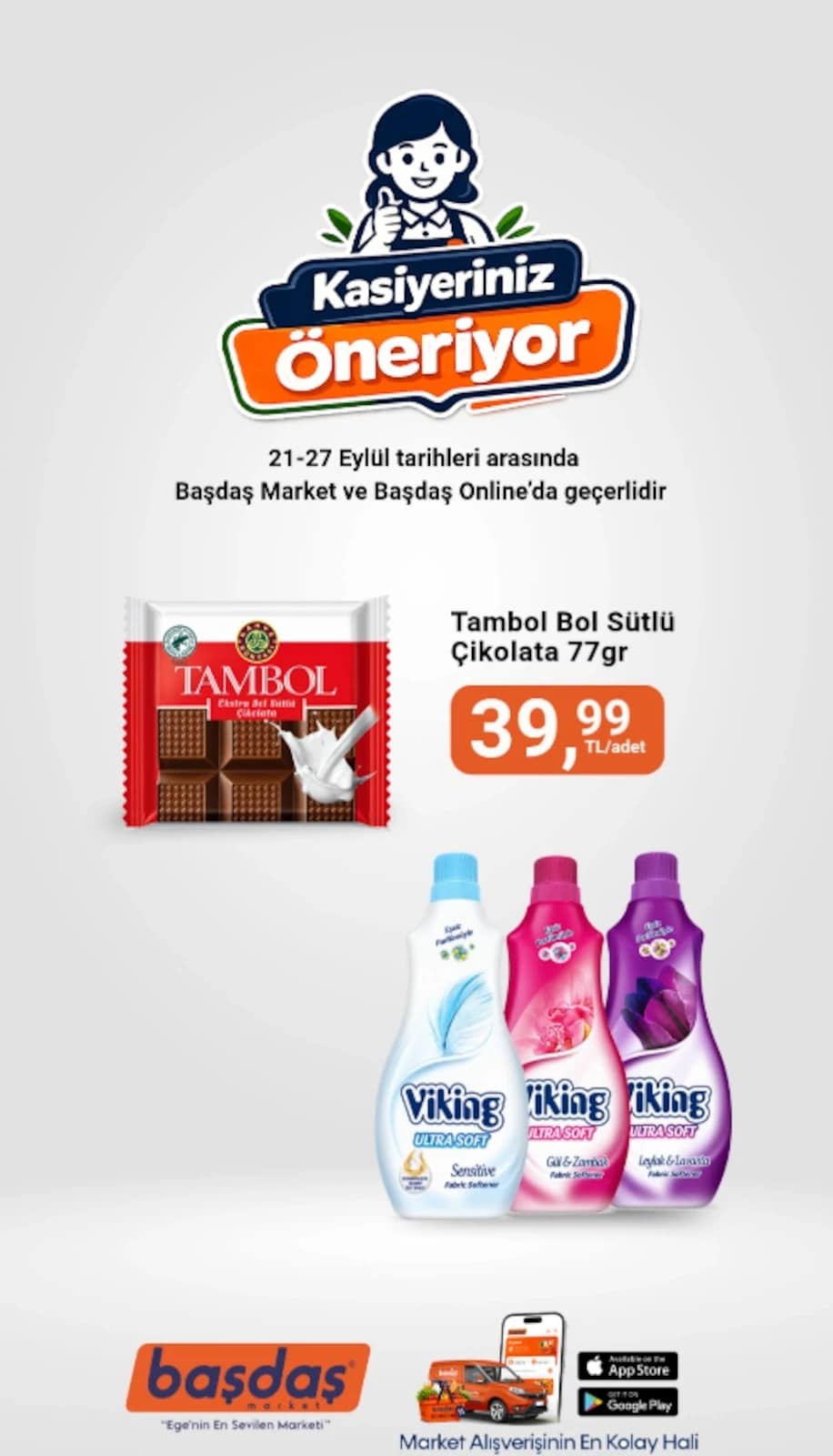 Başdaş Market - İndirim Broşürü 21 - 27 Eylül 2026 - Sayfa 1